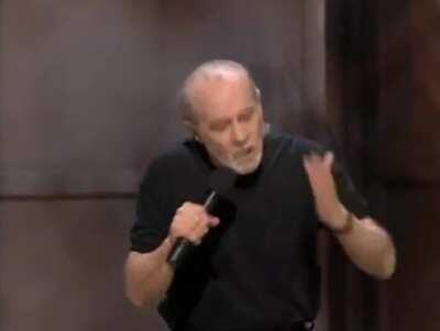 I loved this bit so much, so I had to share it. Carlin is the man.