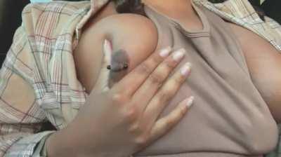 I love showing my after workout titties