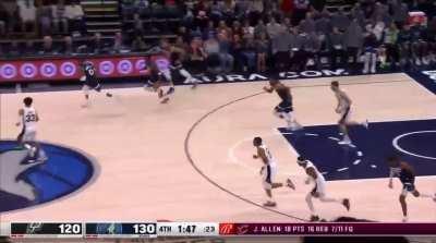 [Highlight] McDaniels' block leads to some finesse by Anthony Edwards in transition.