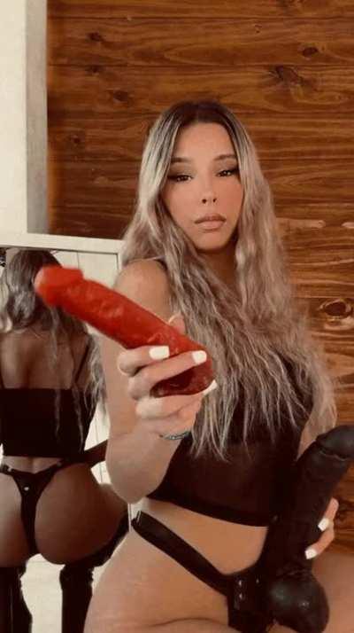 one in your mouth and one in your butt