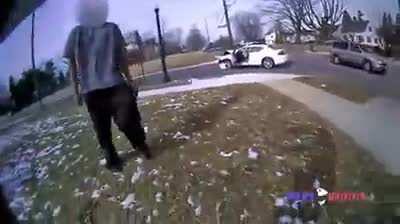 Man steals woman's purse right in front of cop then throws suicidal tantrum before being tazed