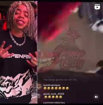 TI and his son get into on live 😂