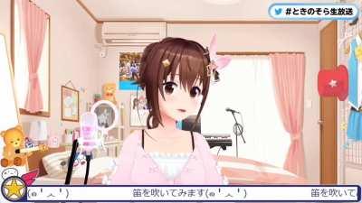 Sora-chan shows off her Opera skills