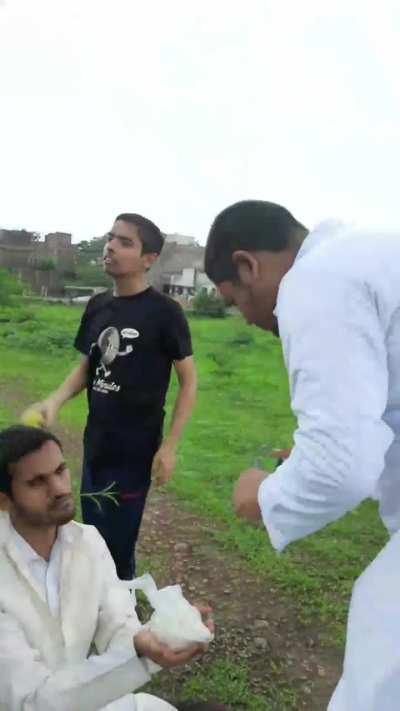 Repent and get baptized... pray to the lord and serve rice 