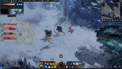 Did you guys find the boss? Oh shi-