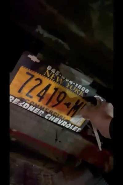 Fixing license plates for strangers!
