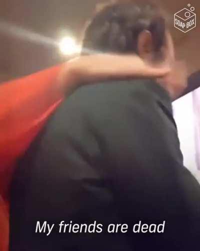 Iraq war veteran confronts George Bush.