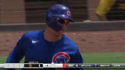 [Highlight] Joc homers off Yu to tie it up 1-1 and does the thing at 3rd base