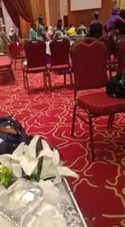 This is why I don't really want a big weeding if I'm getting married. And It is really depressing though to see this in a weeding. FYI I don't know the whole context...