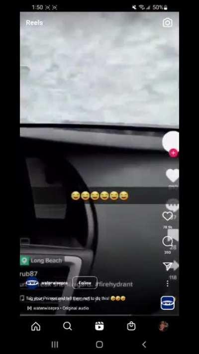 “Let’s sit under a burst fire hydrant and see what happens?”