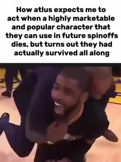 Persona 3 made them stop killing characters that were highly popular