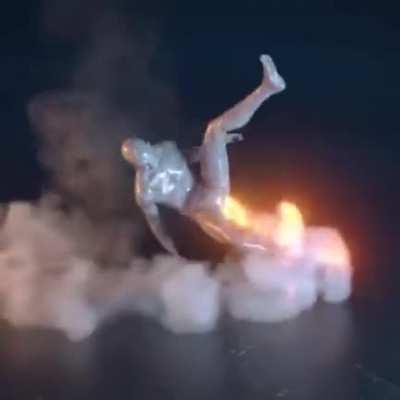 Когда переел острых крылышек в KFC.