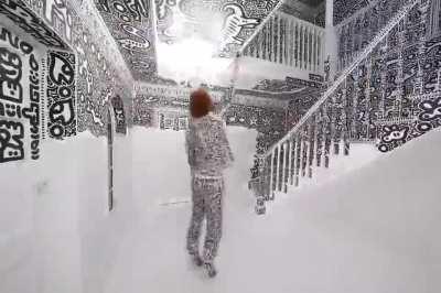 Mr. Doodle spent 2 years doodling his entire house