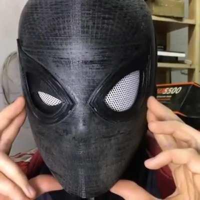 3D Printed Spiderman Homecoming Mask