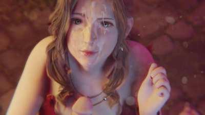 Aerith Facial cum ( bulgings)