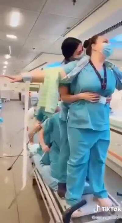 Overwhelmed hospitals or something, am a denier