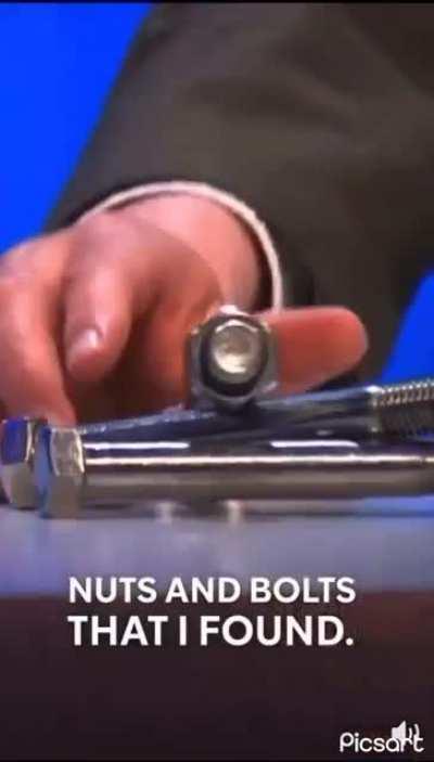 So that's where he unscrewed them from