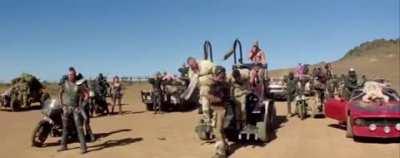 Lord Humungus wants your pump, oil, guzzolene, and peace for XMAS