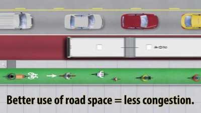 Are you also sick of being stuck in traffic? Ask for less space for cars! 🤯