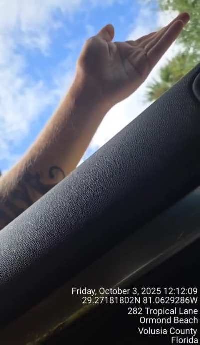 freakout because parked in front of his house while im at work