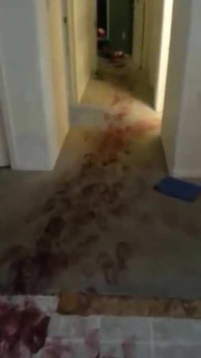 When me and my sis were four, we knocked over a paint can and jumped in it, and ran all over the house. Imagine my moms expression when she came back from her break. REPOST