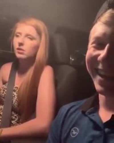 I love the graduating look of complete disbelief on her face as the song keeps going on.