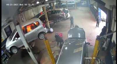 Over enthusiast welder in Bradford, England