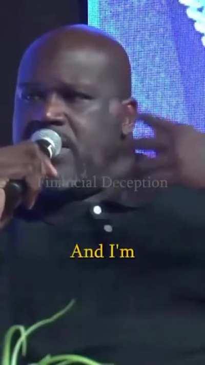 Shaq telling a story from his childhood.