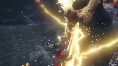 My Hunting Helpers witnessing me get hit with the nastiest combo to ever exist