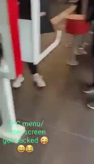 Thanks I hate KFC self service screens