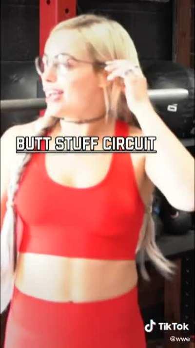 Liv working on her butt 🍑 (Full video drops tomorrow)