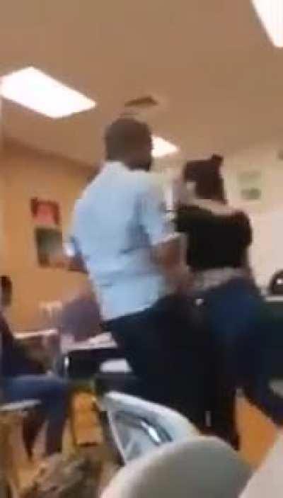 She didn't back off and got what she deserved - a trip to Suplex City