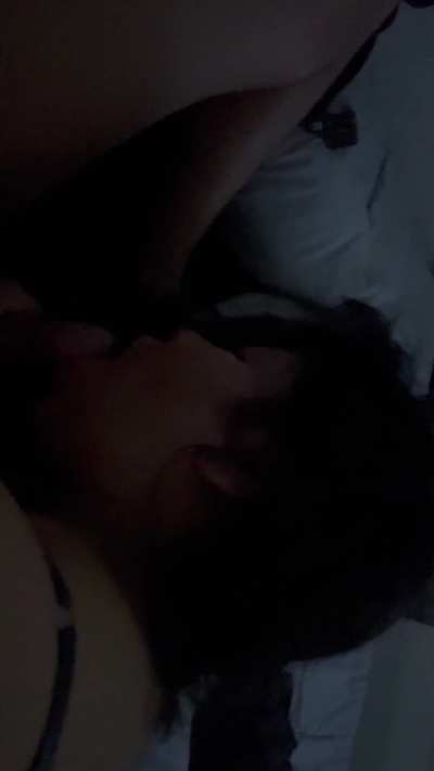 We took dinner to go couldn’t wait to get home and stuff my mouth with cock 