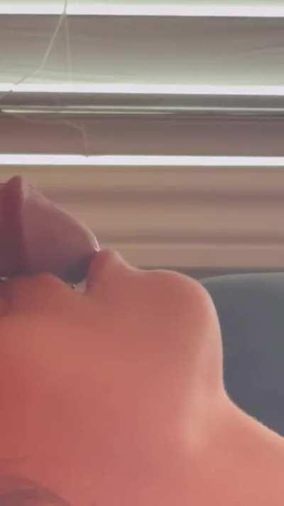 Ready, aim, and fire down my throat 🤤