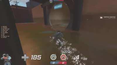 cool glitch on 2fort that works on demo and solider also a tip you might didn't know