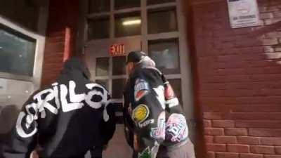 (Brownsville, Brooklyn) OG Killa Kev shows Flip the projects where he stayed growing up, and Flip shows Killa Kev how to open the project exit doors from the outside. Not even Kev knew how lol