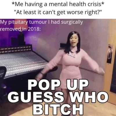 Can't wait to start taking the hell meds again :)