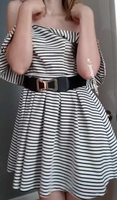 I love slipping off my dress after work