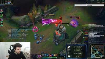 Here's my take on a 1v2 diving scenario as Irelia