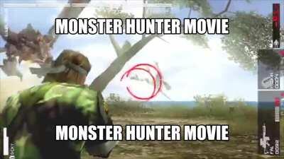 LEAKED FOOATGE OFTHE MONSTER HUNTER MOVIE