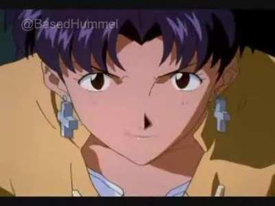 blue haired babe 🥴