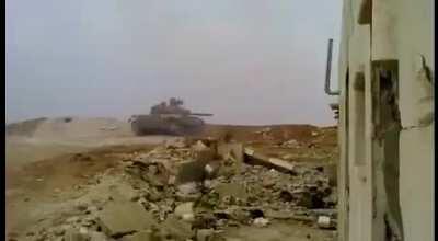 Just barely misses return fire