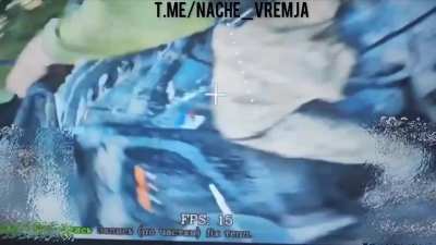 Russian fiber-optic drone hits a Ukrainian soldier driving an ATV - 07/27/2025