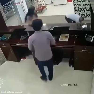 Girl got strong kicks