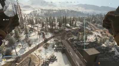 When I was landing in Dam, I heard a loud animal call in the mountains (skip to 30 seconds)