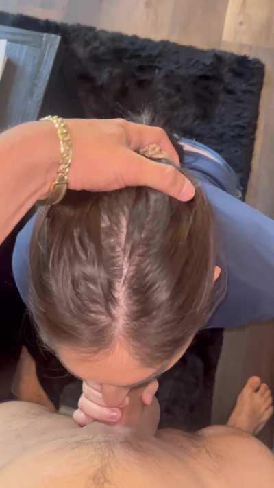 Nothing like a mid afternoon blowjob before leaving the house!