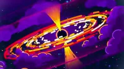 Supernova explosion and birth of a black hole (Without narration and music)