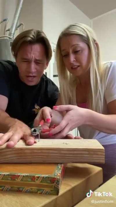 She cannot believe what happened.