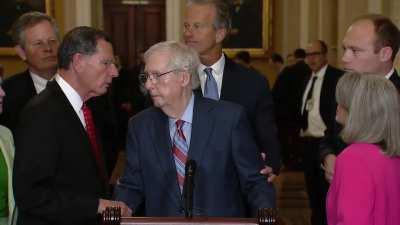 to finish a sentence