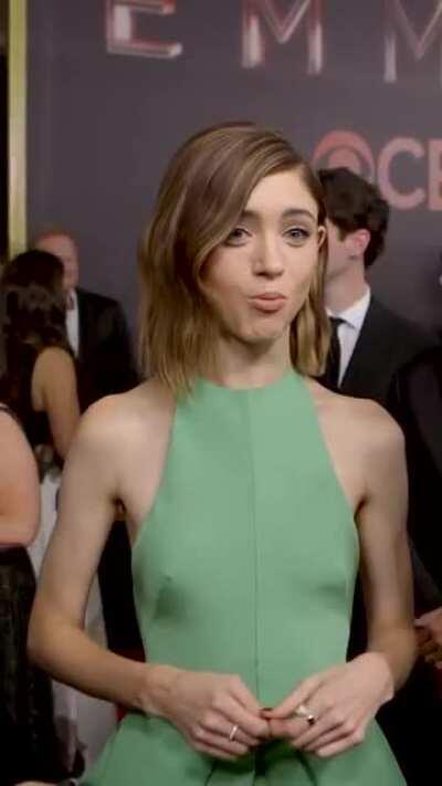 Natalia Dyer is too cute for porn, but that should not stop her trying it out as a career!